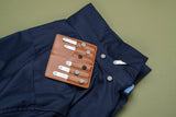 Assorted Size Power Stays Magnetic Collar Stays - Tan