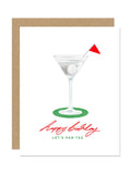 Golf Par-Tee Birthday Card