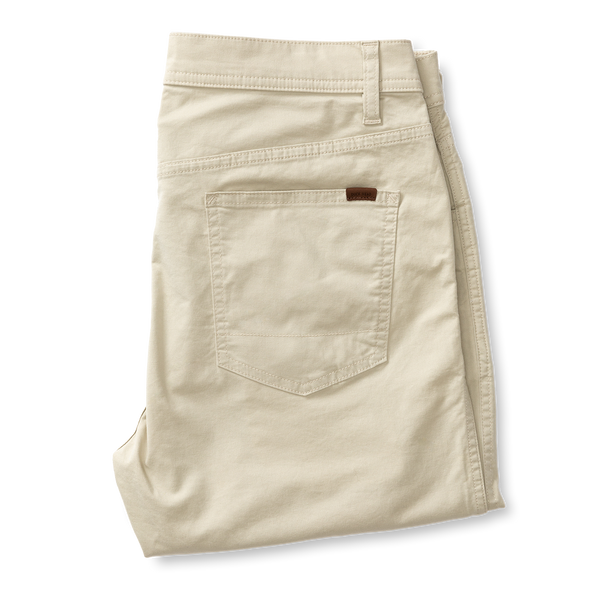 Shoreline Twill 5 Pocket Pant - Stone