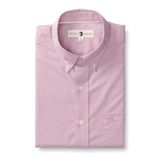 Turner Gingham Performance Poplin Sport Shirt - Desert Pink