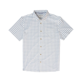 The Elbow Cay Ultra-Lite Short Sleeve - Double Blue Plaid