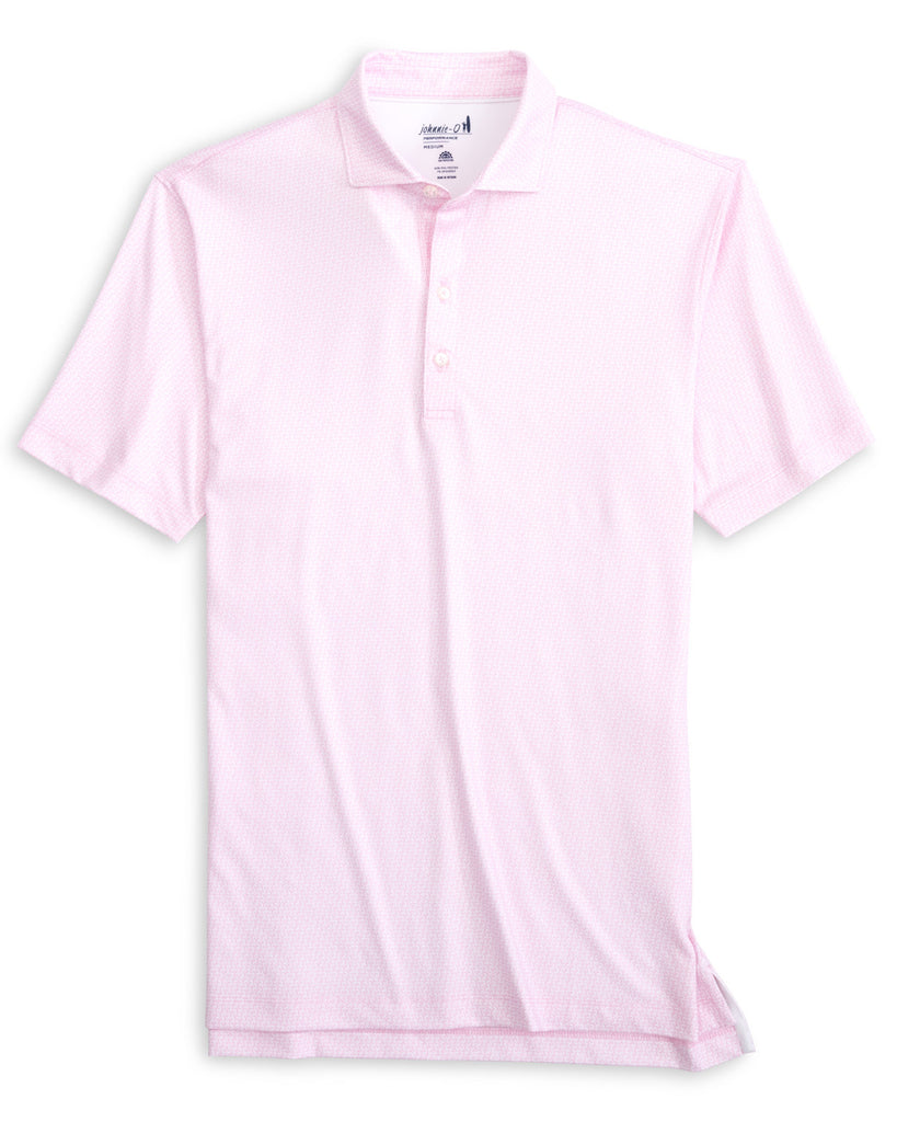 Island Times Jersey Polo - Porto Pink