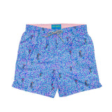 Boys Rainbow Seahorses Swim Trunks - Blue