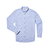 The Baffin Ultra-Lite Long Sleeve - Blue Microcheck