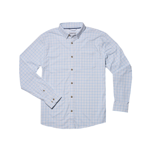 The Panga Ultra-Lite Long Sleeve - Summer Blue Plaid