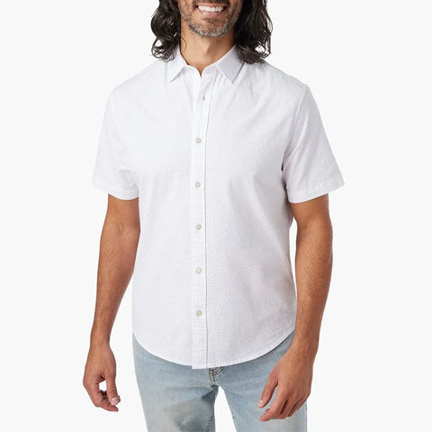 Seersucker Shirt - White