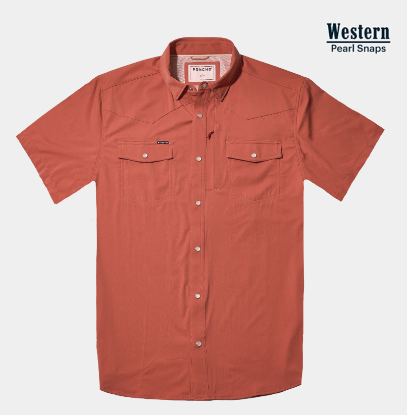 The Macon Western Short Sleeve - Red Clay