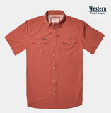 The Macon Western Short Sleeve - Red Clay