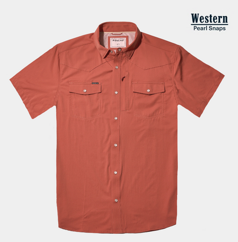 The Macon Western Short Sleeve - Red Clay