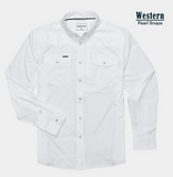 The Odessa Western Long Sleeve - White