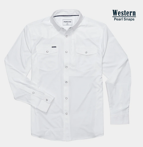 The Odessa Western Long Sleeve - White