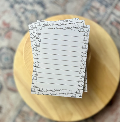 Cowboy Hats Notepad