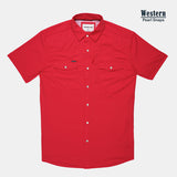 The Chilton Western Short Sleeve - Red