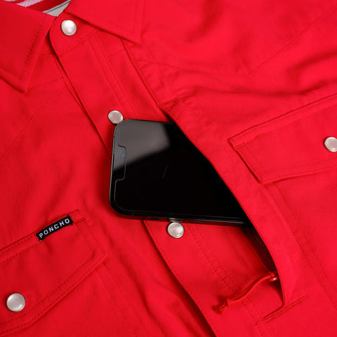 The Chilton Western Short Sleeve - Red