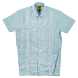 Panama Classic Guayabera - Green / White