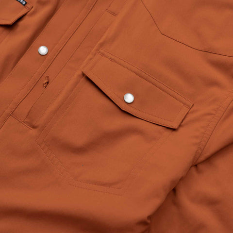 The 1969 Western Short Sleeve - Burnt Orange