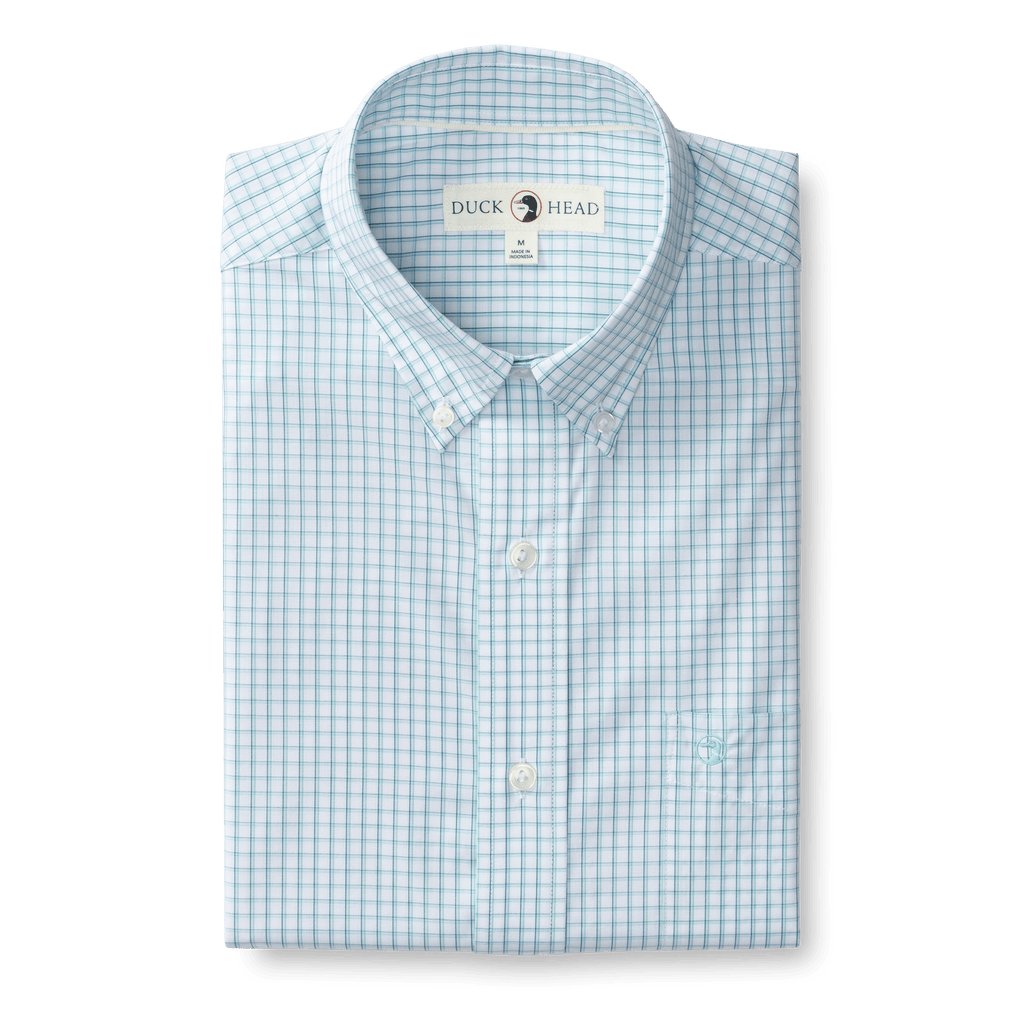 Casey Plaid Performance Poplin Sport Shirt - Meadowbrook