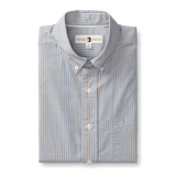 Cotton Poplin Sport Shirt Ferry Plaid - Light Blue