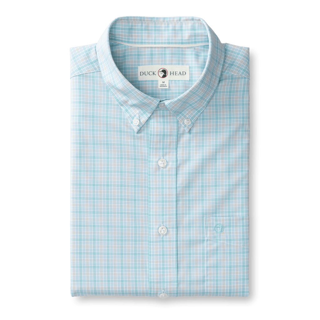 Trent Plaid Performance Poplin Sport Shirt - Meadowbrook