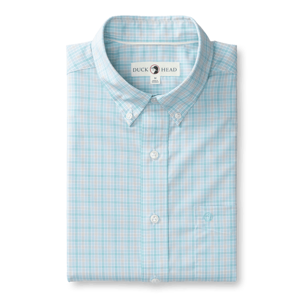 Trent Plaid Performance Poplin Sport Shirt - Meadowbrook