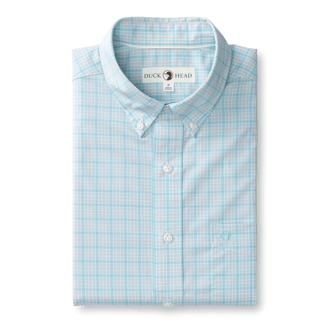 Trent Plaid Performance Poplin Sport Shirt - Meadowbrook
