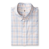 Cotton Twill Sport Shirt Winston Plaid - Copper Tan