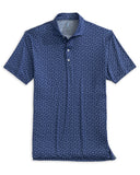 Pin Up Printed Featherweight Performance Polo - Lake