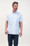 Monterey Classic Guayabera - Lagoon Blue / Slate