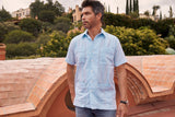 Playa del Carmen Classic Guayabera - Blue