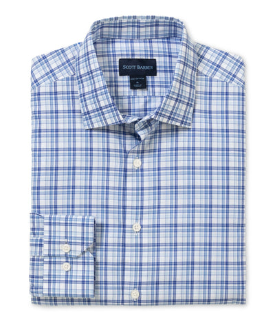 Newport Poplin Plaid - Blue