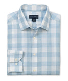 Riviera Poplin Buffalo Plaid - Sky