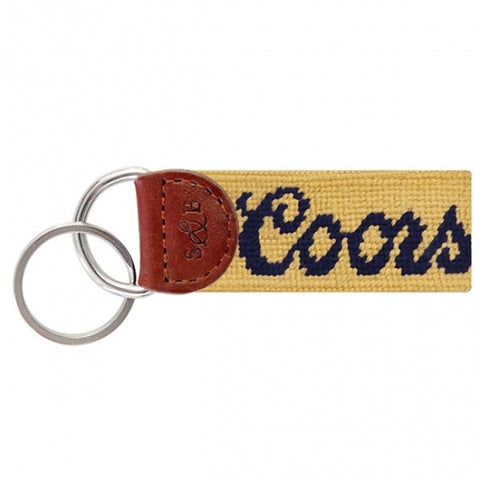 Coors Needlepoint Key Fob