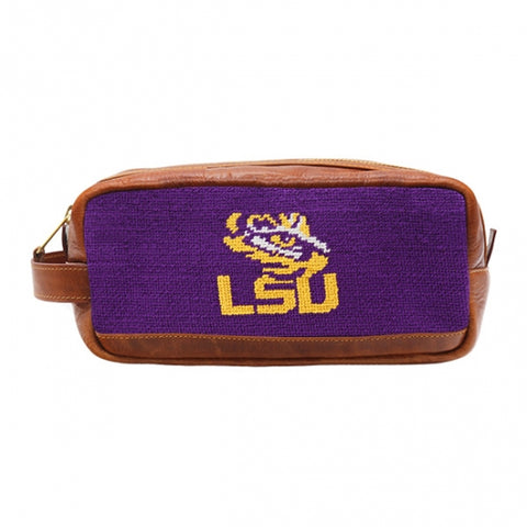 LSU Needlepoint Toiletry Bag