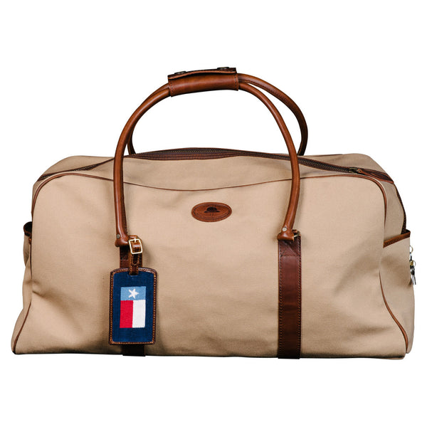 Texas Flag Needlepoint Luggage Tag