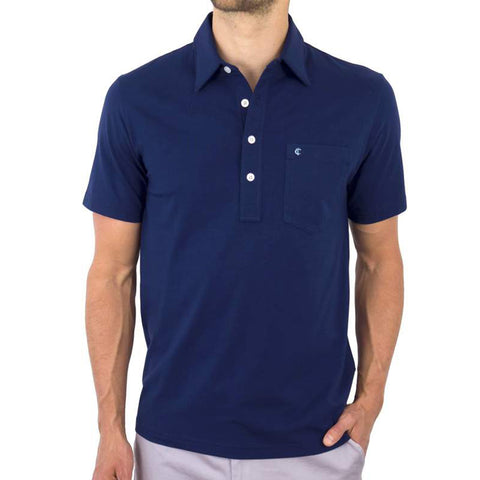 Stretch Players Shirt - Navy Blue