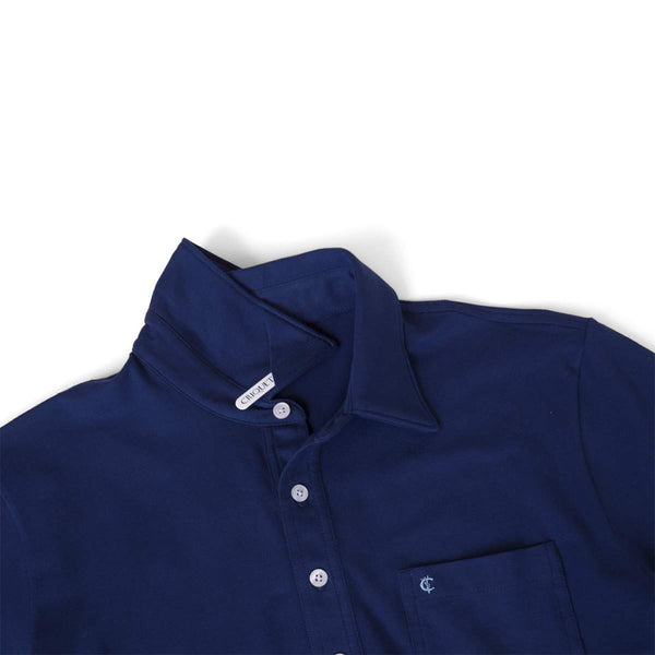 Stretch Players Shirt - Navy Blue
