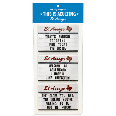 El Arroyo Magnet Set - This Is Adulting