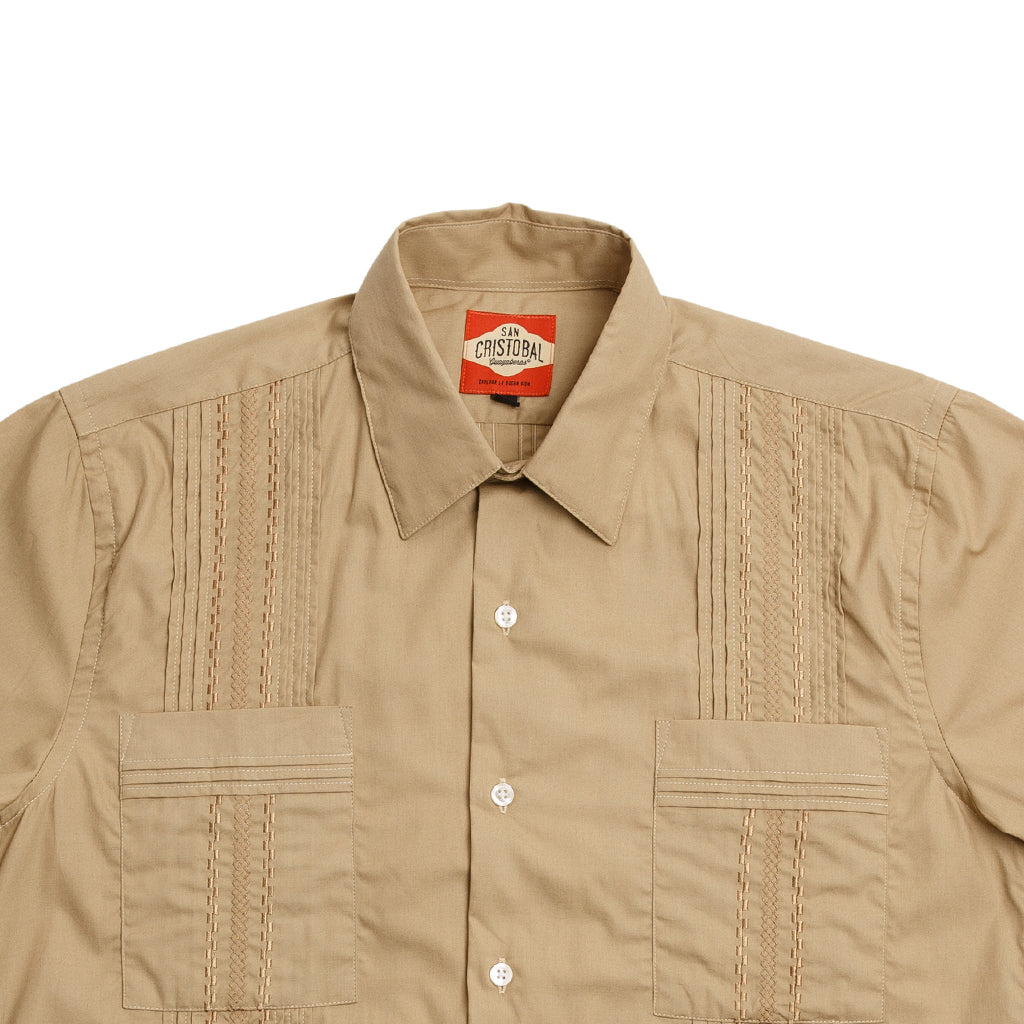 Hunting_Hemingway_Guayabera_Khaki_Mexican_Shirt_for_Men