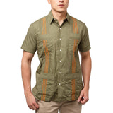 Hunting_Hemingway_Guayabera_Olive_Mexican_Shirt_for_Men