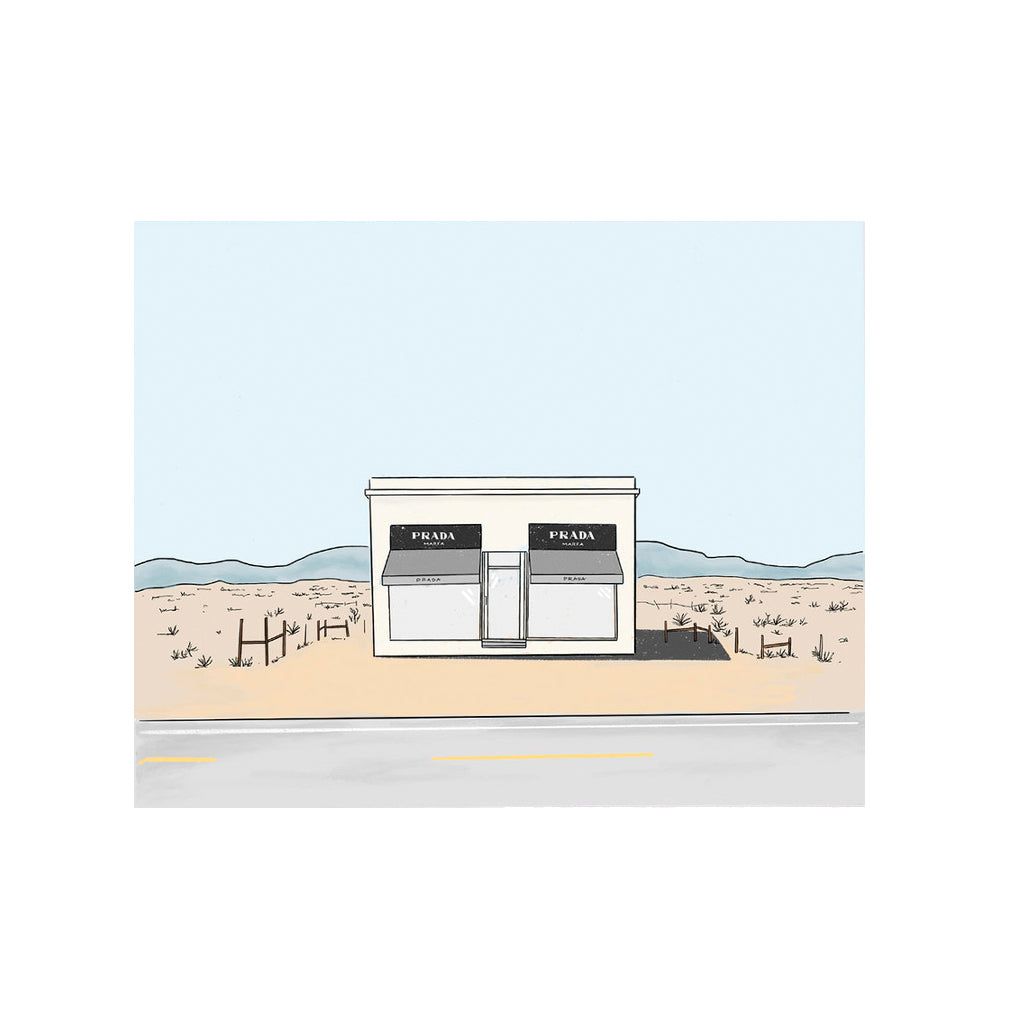 Prada Marfa Art Print
