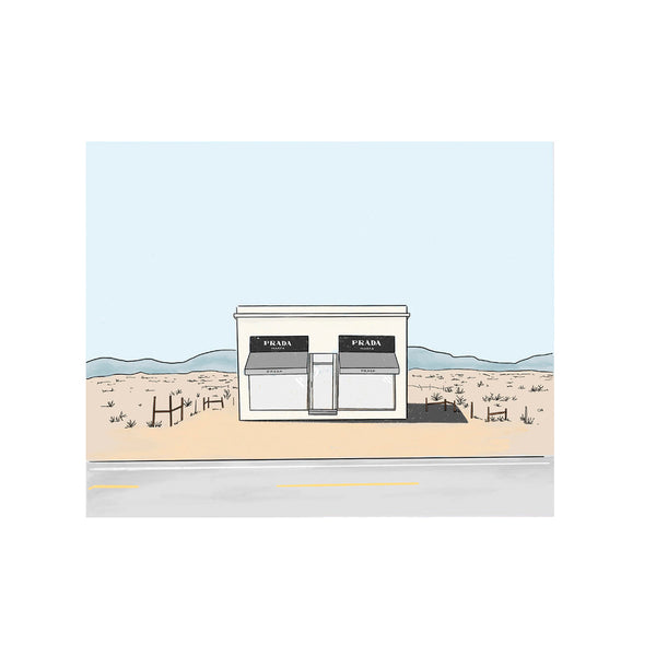 Prada Marfa Art Print