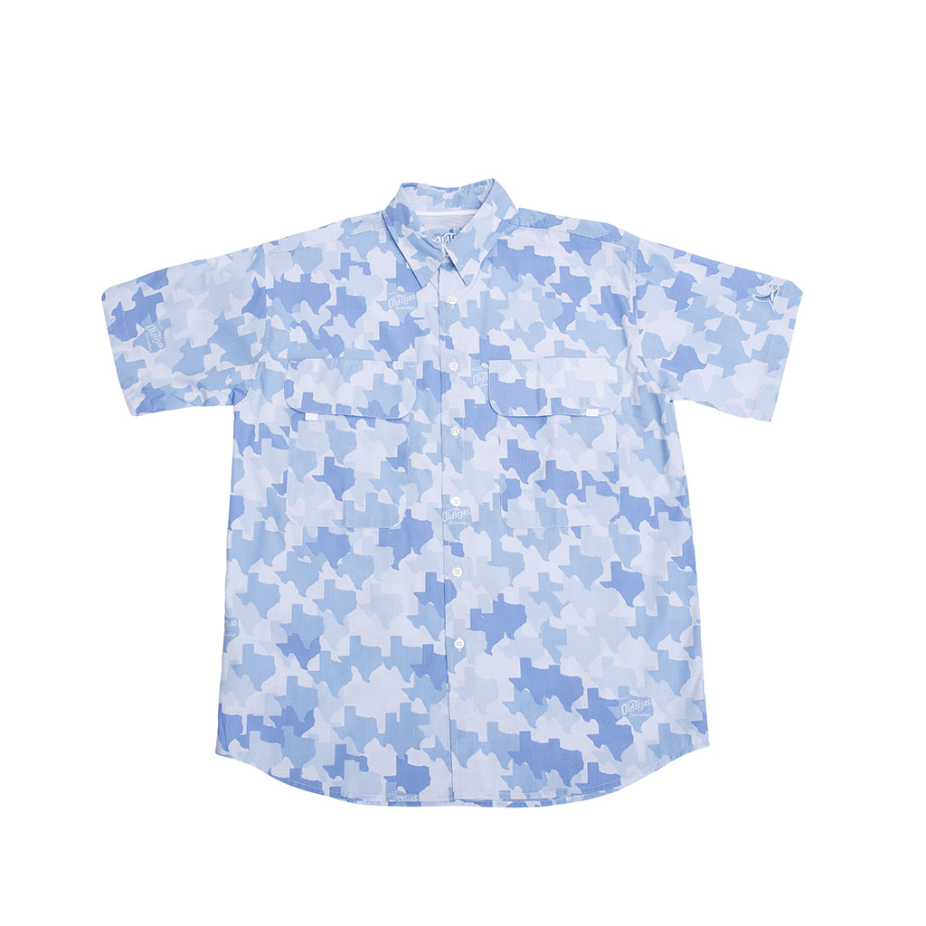 Old Tejas Camo Field Shirt - Blue