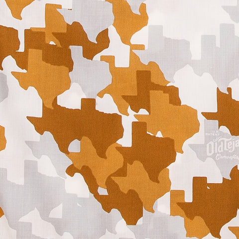 Old Tejas Camo Field Shirt - Burnt Orange