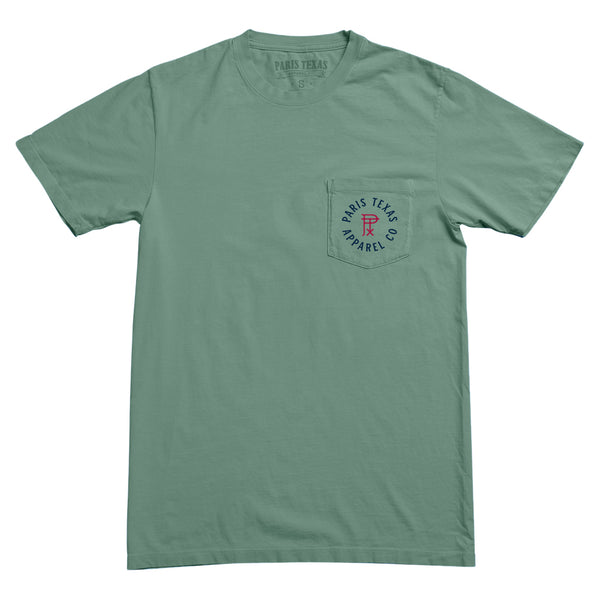 Texas_Tshirts_Paris_Texas_Apparel_Co_Texas_Crest_Pocket_Tshirt_Unisex_Pine