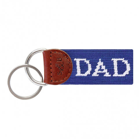 Dad Needlepoint Key Fob