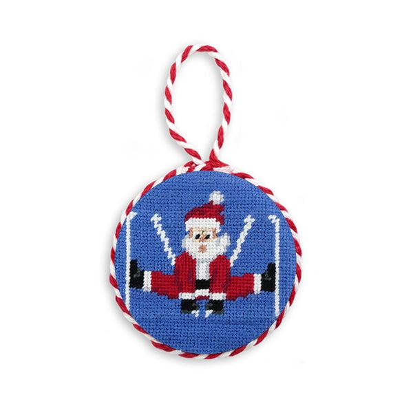 Smathers_and_Branson_Skiing_Santa_Needlepoint_Ornament