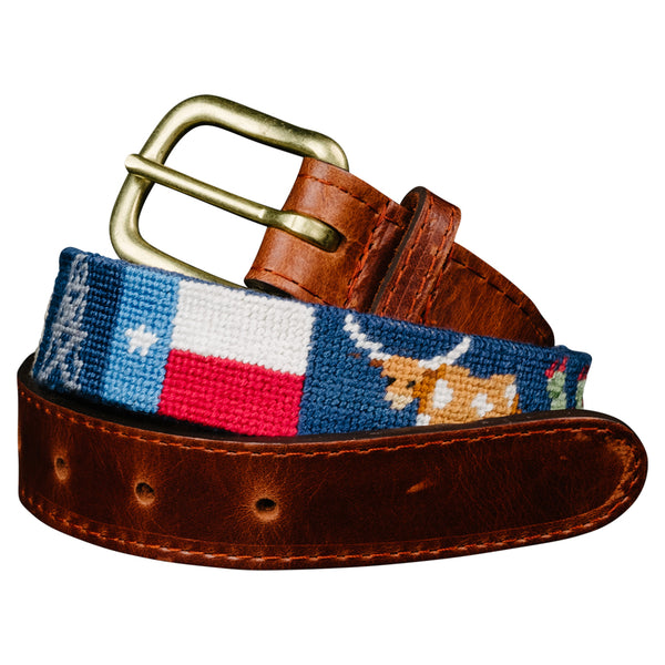 Texas Life Children's Needlepoint Belt