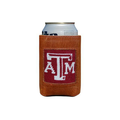 Texas A&M Needlepoint Can Cooler - Maroon