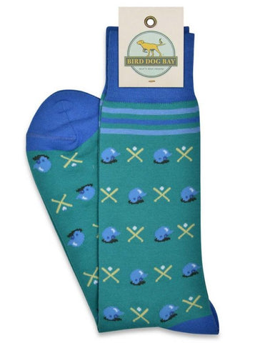 Batter Up Socks  - Green