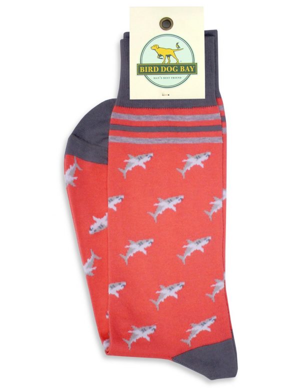 Shark Week Socks - Coral